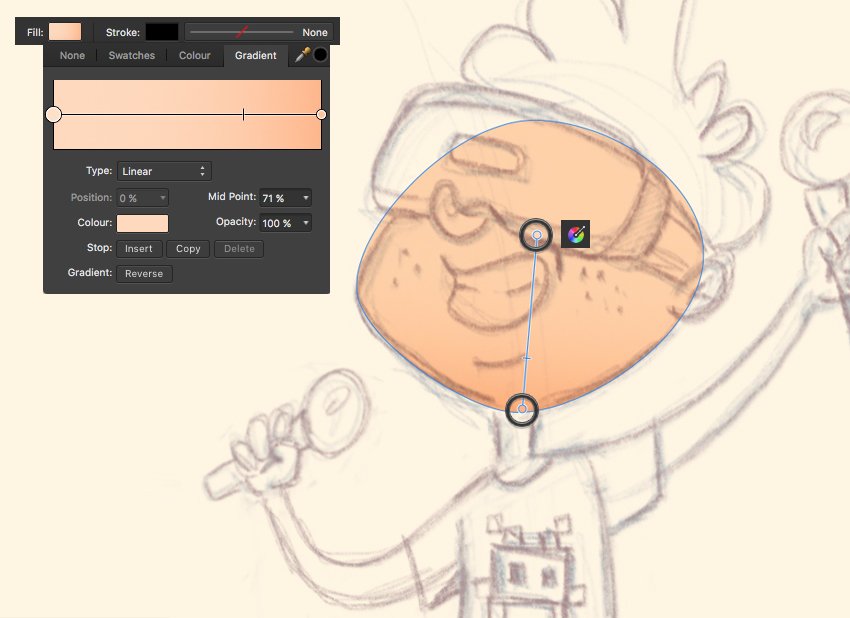Рисуем векторного персонажа с нуля в Affinity Designer